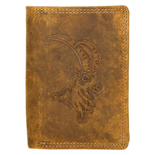 Load image into Gallery viewer, Sassora Premium Leather RFID Notecase – Animal Embossed Pattern (Bifold Design)