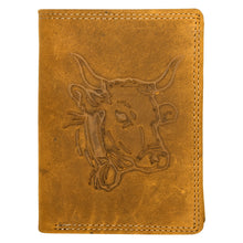 Load image into Gallery viewer, Sassora Premium Leather RFID Animal Embossed Pattern Notecase Wallet