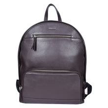Load image into Gallery viewer, Sassora Premium Leather Men Laptop Backpack With Trolly Sleeve