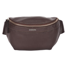 Load image into Gallery viewer, SASSORA Premium Leather Waist Pouch with Adjustable Strap &amp; Secret Pocket