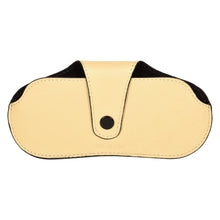 Load image into Gallery viewer, Sassora Premium Genuine Leather Sleek Spectacle Case with Snap Button Closure