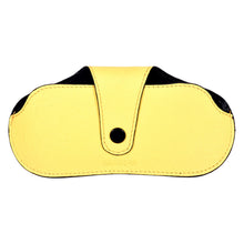 Load image into Gallery viewer, Sassora Premium Genuine Leather Sleek Spectacle Case with Snap Button Closure