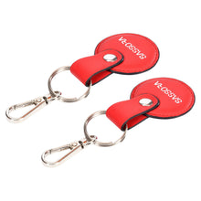 Load image into Gallery viewer, Sassora Premium Leather Round Shape Key Holder Gift Set - Pack Of 2