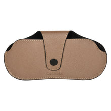 Load image into Gallery viewer, Sassora Premium Genuine Leather Sleek Spectacle Case with Snap Button Closure