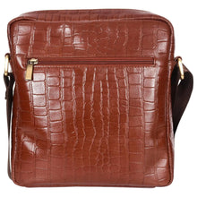 Load image into Gallery viewer, Sassora Genuine Leather Animal Print Unisex Sling Bag Crossbody Bag