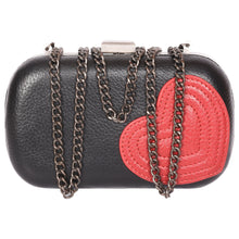 Load image into Gallery viewer, Sassora genuine premium leather heart pattern valentine clutch
