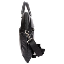 Load image into Gallery viewer, Sassora Genuine Soft Leather Unisex Black Hand Messenger Bag