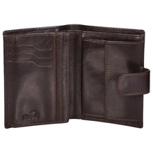 Load image into Gallery viewer, Sassora Genuine Leather Brown RFID Protected Large Notecase