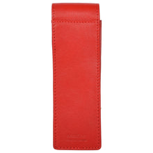 Load image into Gallery viewer, Sassora Genuine Leather Red Fountain Pen Holder Case for Girls