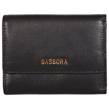 Load image into Gallery viewer, Sassora 100 % Genuine Leather Medium RFID Women Wallet
