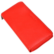 Load image into Gallery viewer, Sassora Genuine Leather Women&#39;s Red RFID Everyday Use Purse
