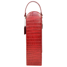 Load image into Gallery viewer, Sassora Genuine Premium Leather Unisex Single Wine Carrier Bag