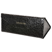 Load image into Gallery viewer, Sassora Premium Leather Stylish Foldable Medium Spectacle Case
