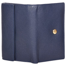 Load image into Gallery viewer, Sassora Premium Leather Navy Blue Medium Purse for Girls