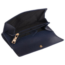 Load image into Gallery viewer, Sassora Premium Leather Navy Blue Medium Purse for Girls