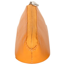Load image into Gallery viewer, Sassora Genuine Leather Yellow Pen and Pencil Case
