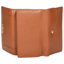 Load image into Gallery viewer, Sassora Premium Leather Tan RFID Women&#39;s Wallet
