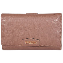 Load image into Gallery viewer, Sassora Genuine Leather Women&#39;s RFID Wallet
