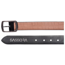 Load image into Gallery viewer, Sassora Premium Leather Men&#39;s Reversible Buckle Belt
