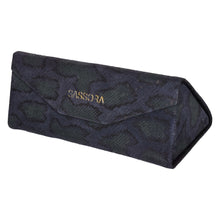 Load image into Gallery viewer, Sassora Premium Leather Stylish Foldable Unisex Spectacle Case
