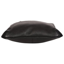 Load image into Gallery viewer, Sassora Genuine Leather Black Sling Hi-Black Metal Crossbody Bag