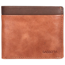 Load image into Gallery viewer, Sassora 100% Pure Leather Men&#39;s RFID Wallet
