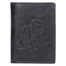 Load image into Gallery viewer, Sassora Premium Leather RFID Animal Embossed Pattern Notecase Wallet
