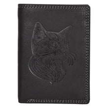 Load image into Gallery viewer, Sassora Genuine Leather RFID Animal Embossed Pattern Notecase Wallet
