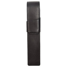 Load image into Gallery viewer, Sassora Genuine Leather Black Fountain Pen Holder Case (Set of 1)