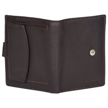Load image into Gallery viewer, Sassora Genuine Leather Small Brown Notecase

