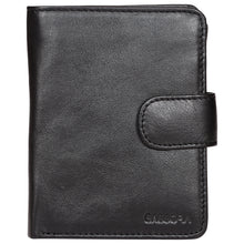 Load image into Gallery viewer, Sassora Premium Leather Black RFID Large Notecase with 11 Card Slots