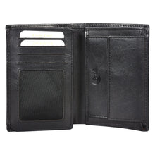 Load image into Gallery viewer, Sassora Genuine Leather Large Black Notecase Wallet For Men