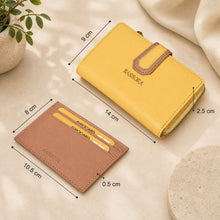 Load image into Gallery viewer, Sassora Genuine Leather RFID Wallet &amp; Slim Card Holder Gift Combo Set for Women (Pack Of 2)