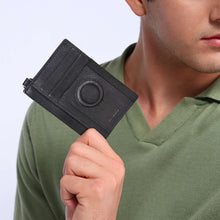 Load image into Gallery viewer, Sassora Genuine Leather AirTag Holder Wallet
