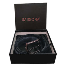 Load image into Gallery viewer, Sassora Premium Leather Reversible Detachable Buckle Men&#39;s Belt
