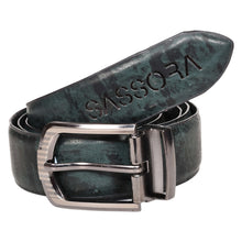 Load image into Gallery viewer, Sassora Premium Leather Reversible Detachable Buckle Men&#39;s Belt
