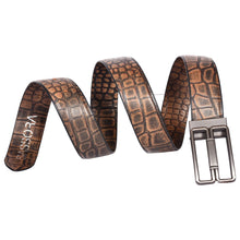Load image into Gallery viewer, Sassora Premium Leather Animal Texture Men&#39;s Reversible Buckle Belt
