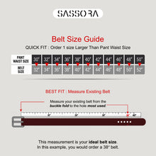 Load image into Gallery viewer, Sassora Premium Leather Reversible Belt For Men
