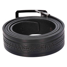 Load image into Gallery viewer, Sassora Stylish Genuine Leather Belt for Men – Designer Buckle, Embossed Detail, Gift-Ready Packaging
