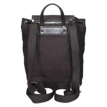 Load image into Gallery viewer, Sassora Genuine Leather and Canvas Unisex Backpack
