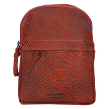 Load image into Gallery viewer, Sassora Genuine Leather Small Women Backpack
