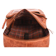 Load image into Gallery viewer, Sassora Premium Leather Unisex Stylish Laptop Backpack
