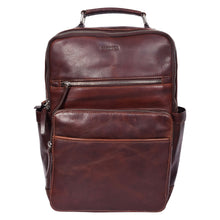 Load image into Gallery viewer, Sassora Premium Genuine Leather Multi-Pocket Travel Backpack For Men's