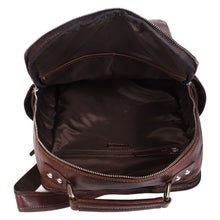 Load image into Gallery viewer, Sassora Premium Genuine Leather Multi-Pocket Travel Backpack For Men's