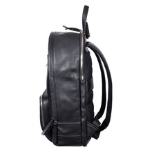 Load image into Gallery viewer, Sassora Premium Leather Men Laptop Backpack With Trolly Sleeve
