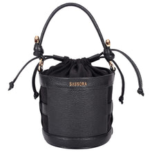 Load image into Gallery viewer, Sassora Premium Leather Stylish Small Women Bucket Bag
