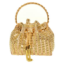 Load image into Gallery viewer, Sassora Stone &amp; Beads Embellished Party Bucket Bag