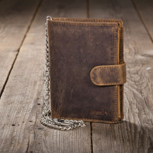Load image into Gallery viewer, Sassora Genuine Leather RFID Blocking Wallet for Men