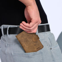 Load image into Gallery viewer, Sassora Genuine Leather RFID Blocking Wallet for Men