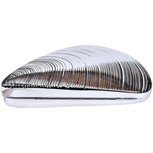 Load image into Gallery viewer, Sassora Metallic Seashell Frame Clutch for Women with Detachable Chain Strap